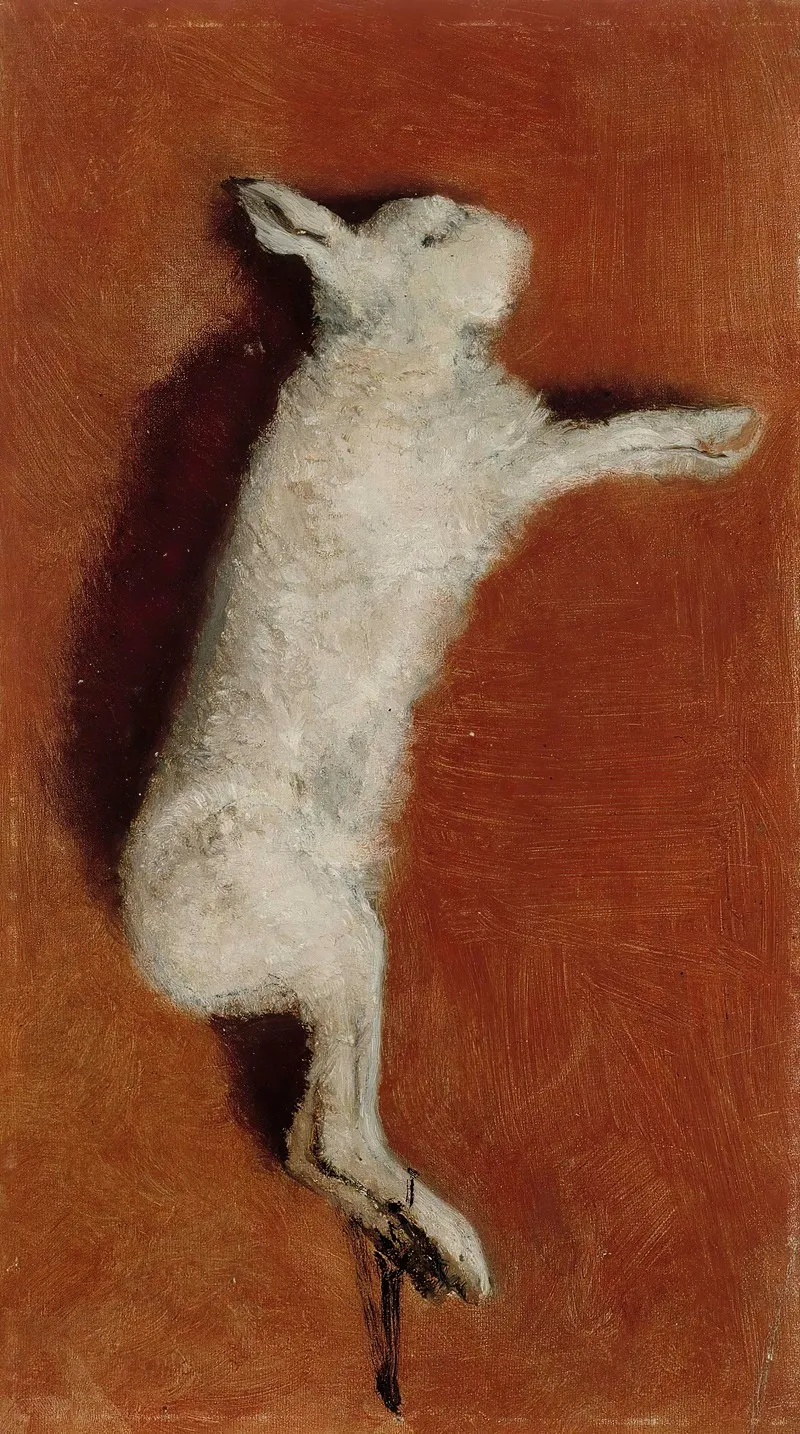 Dead Hare Study Wall Art by Albert Edelfelt - High-Resolution Digital Print