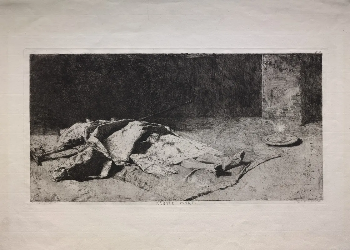 Dead Kabyle 2 Wall Art by Mariano Fortuny Marsal - High-Resolution Digital Print