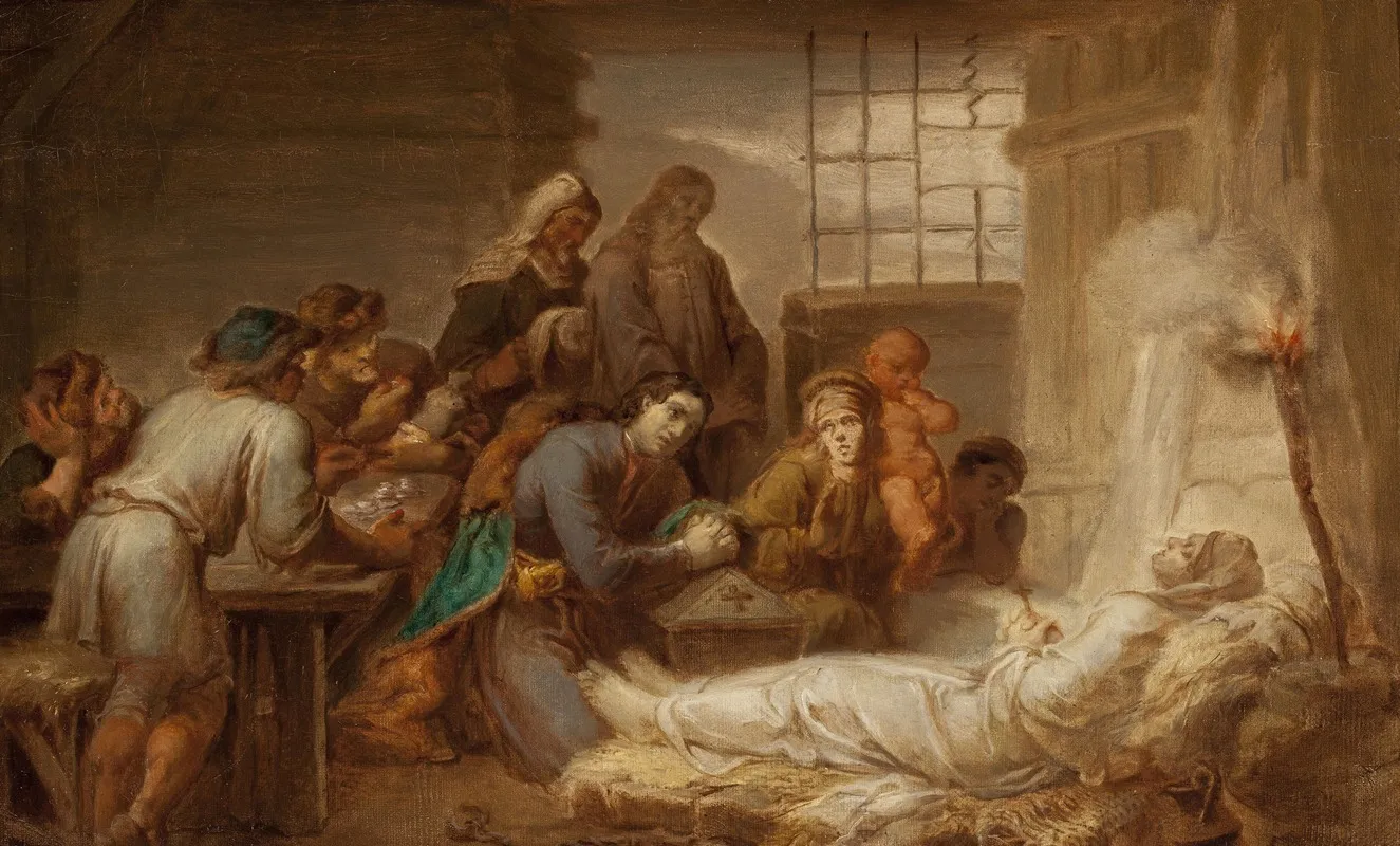 Death In Exile Wall Art by Aleksander Kotsis - High-Resolution Digital Print