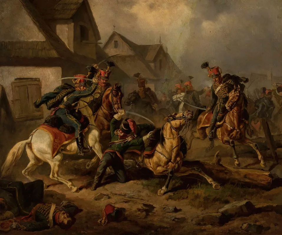 Death Of Berek Joselewicz In Kock Wall Art by Henryk Pillati - High-Resolution Digital Print