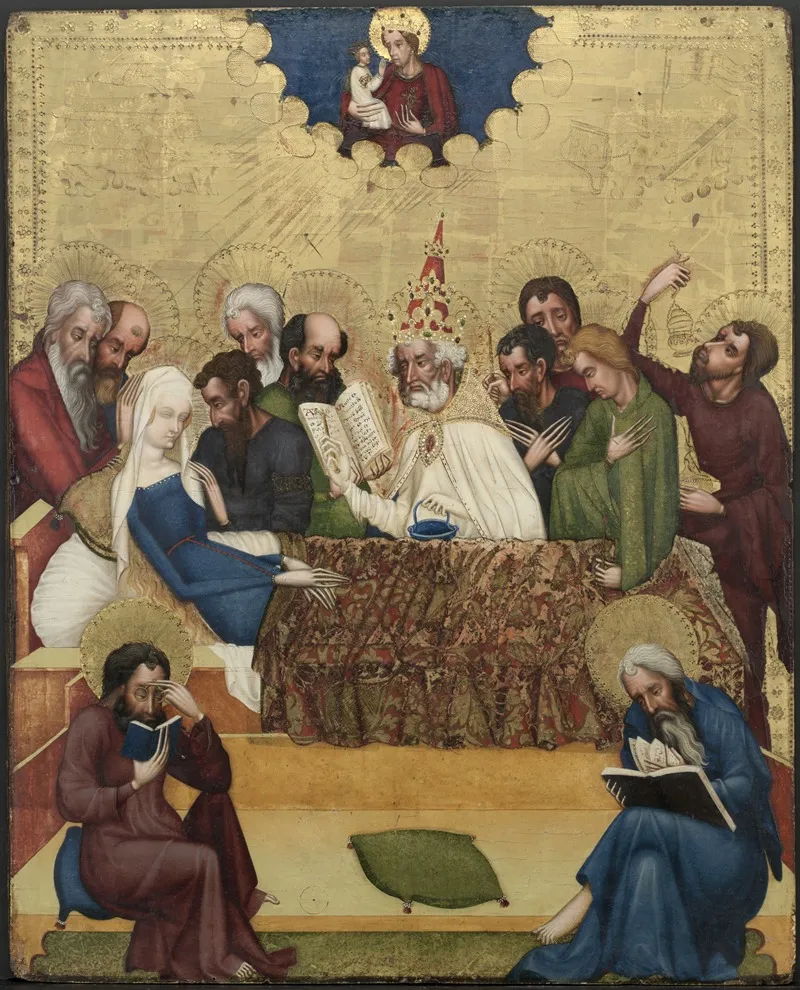 Death Of The Virgin 2 Wall Art by Master of Heiligenkreuz - High-Resolution Digital Print
