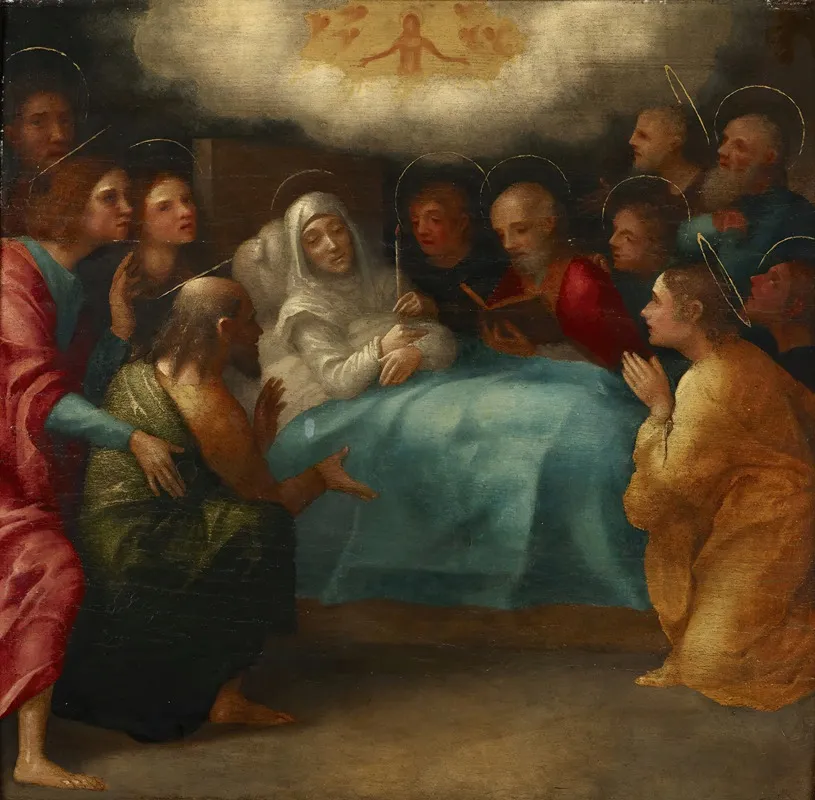 Death Of The Virgin 3 Wall Art by Giovanni Francesco Caroto - High-Resolution Digital Print