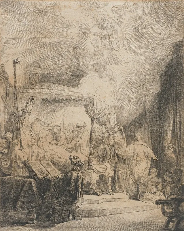 Death Of The Virgin 5 Wall Art by Rembrandt van Rijn - High-Resolution Digital Print