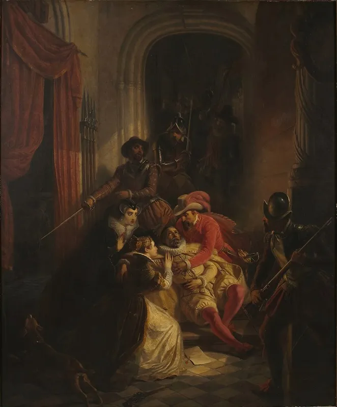 Death Of William The Silent Wall Art by Jacob Joseph Eeckhout - High-Resolution Digital Print