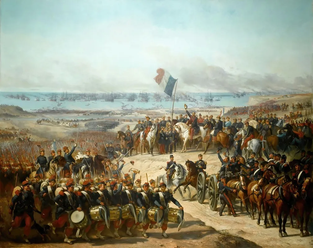 Debarquement De Larmee Francaise A Old Port Crimee 14 Septembre 1854