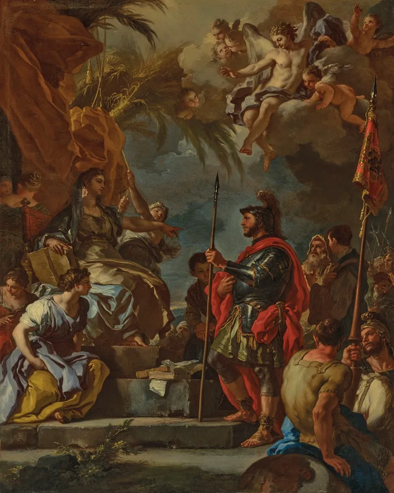 Deborah And Barak Wall Art by Francesco Solimena - High-Resolution Digital Print