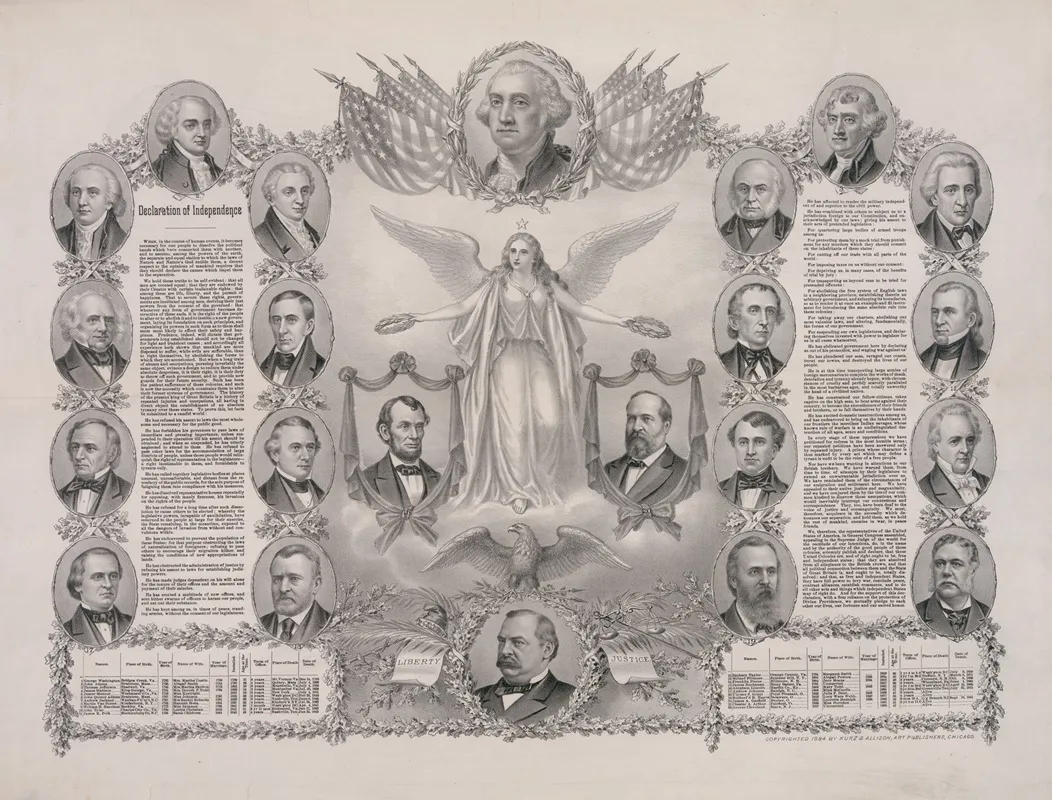 Declaration Of Independence 4 Wall Art by Kurz &amp; Allison - High-Resolution Digital Print