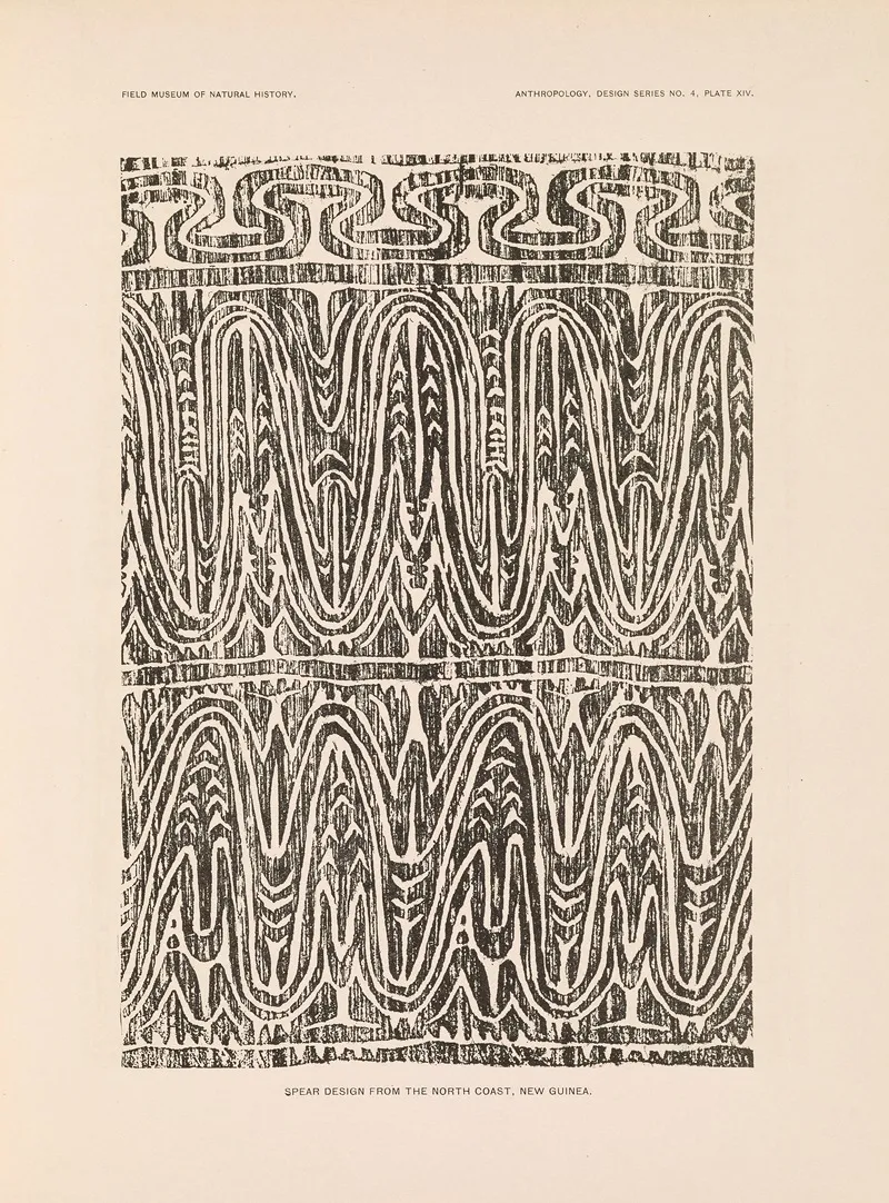 Decorative Art Of New Guinea Pl 12 Wall Art by Albert Buell Lewis - High-Resolution Digital Print