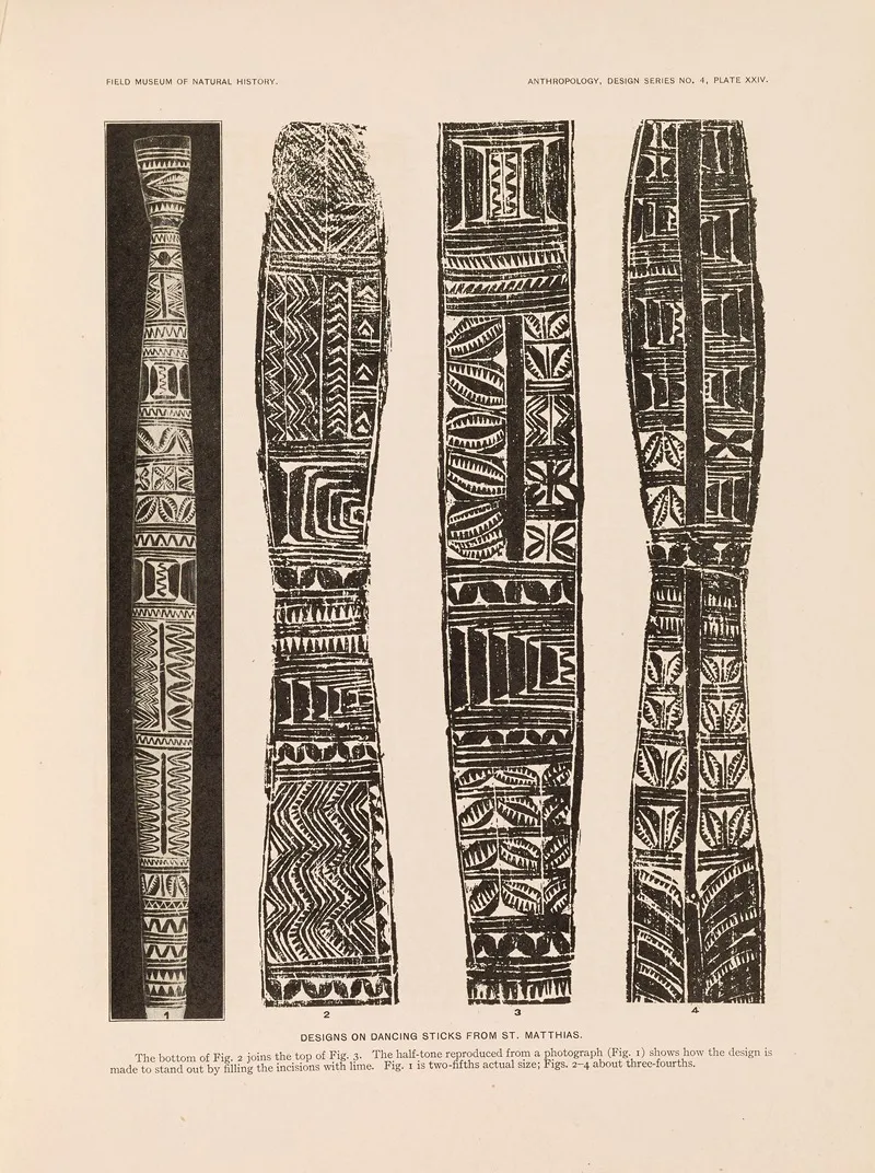 Decorative Art Of New Guinea Pl 21 Wall Art by Albert Buell Lewis - High-Resolution Digital Print