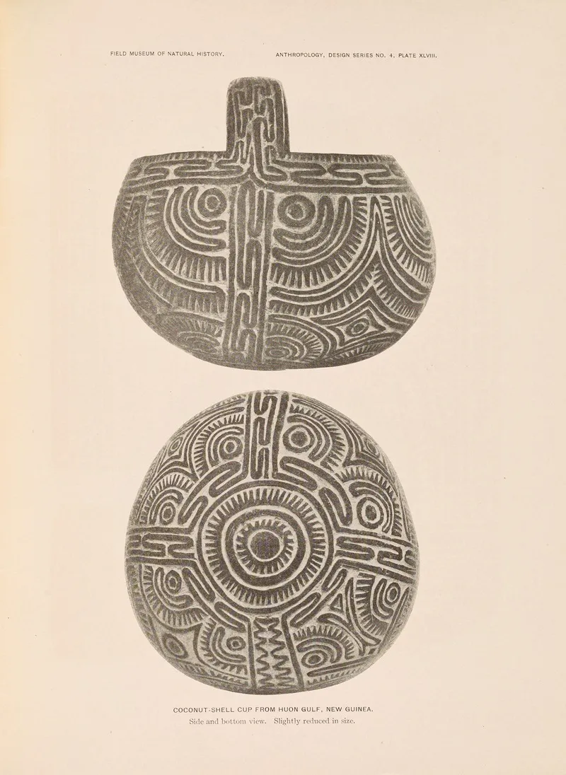 Decorative Art Of New Guinea Pl 40 Wall Art by Albert Buell Lewis - High-Resolution Digital Print