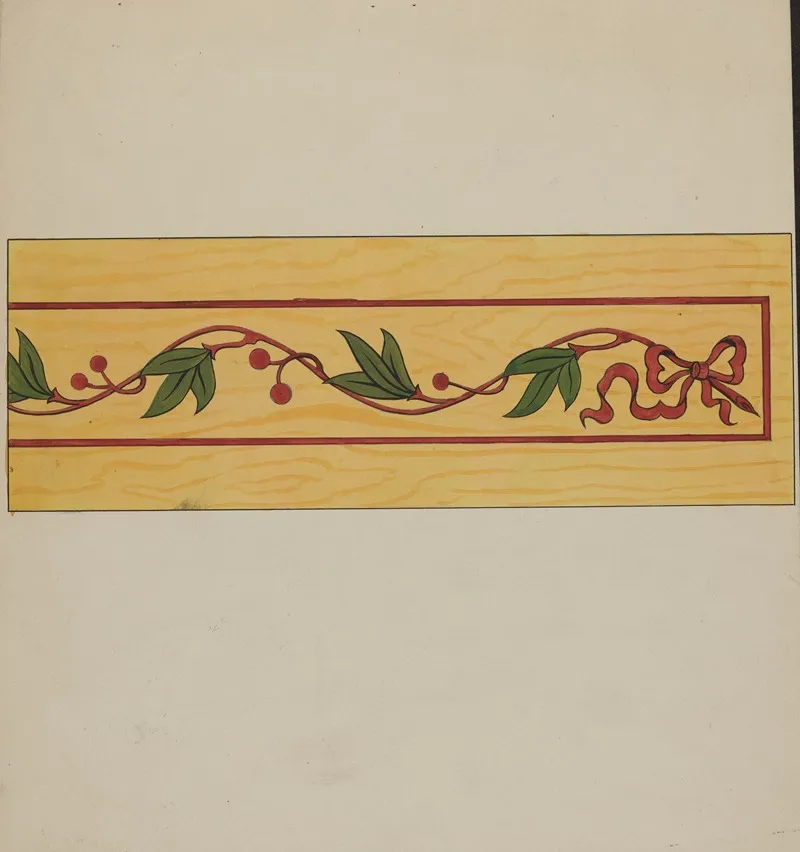 Decorative Panel From Rail Car Interior 2