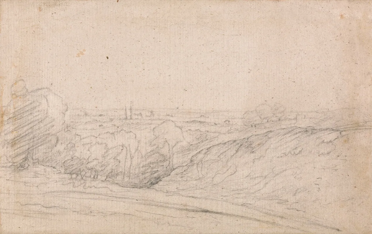 Dedham Vale From Langham Wall Art by John Constable - Canvas Print