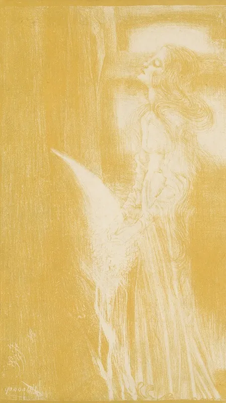 Deel Van De Omslag Van Het Programma Van De Uitvoering Van Nederlandsche Liederen Uit Het Liederboek Voor Groot Nederland Wall Art by Jan Toorop - High-Resolution Digital Print