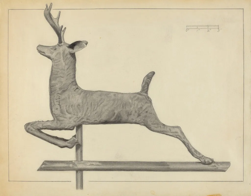 Deer Weather Vane 3