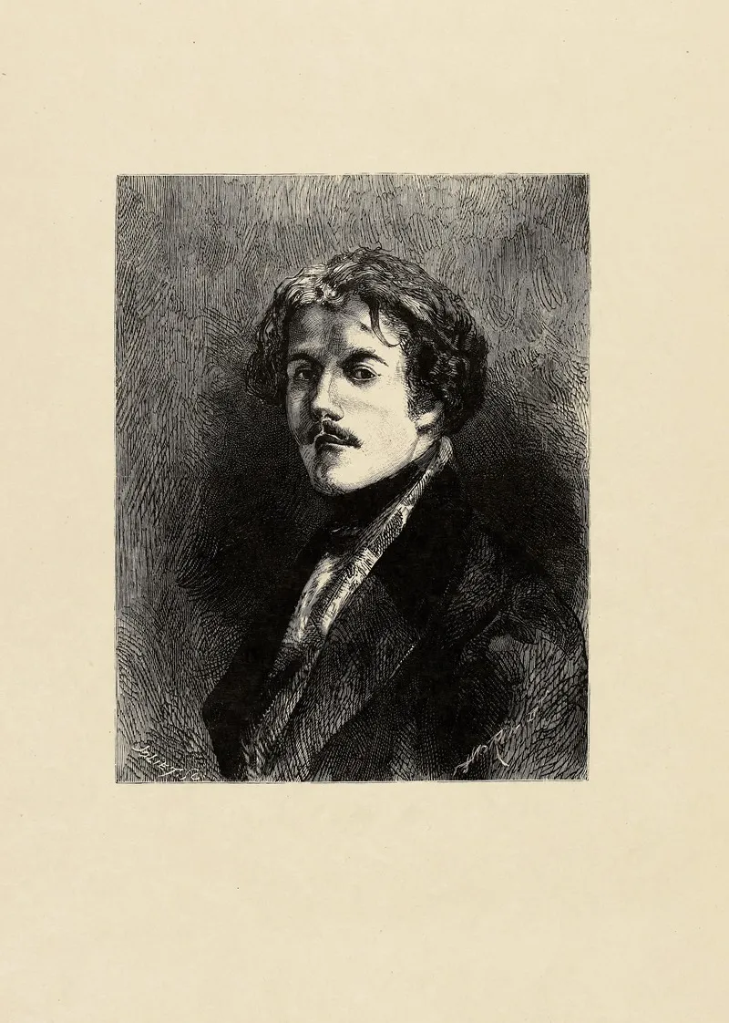Delacroix Wall Art by Edmond Morin - High-Resolution Digital Print