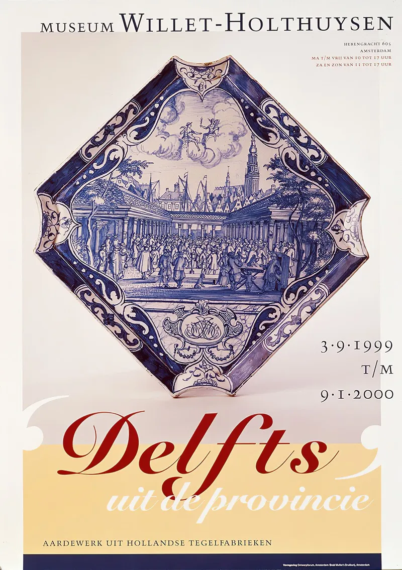 Delfts Uit De Provincie Aardewerk Uit Hollandse Tegelfabrieken Wall Art by Ontwerpforum - High-Resolution Digital Print