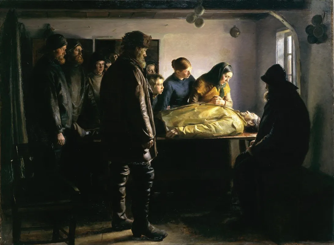 Den Druknede 2 Wall Art by Michael Ancher - High-Resolution Digital Print
