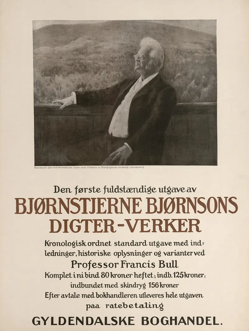 Den Forste Fuldstaendige Utgave Av Bjornstjerne Bjornsons Digter Verker