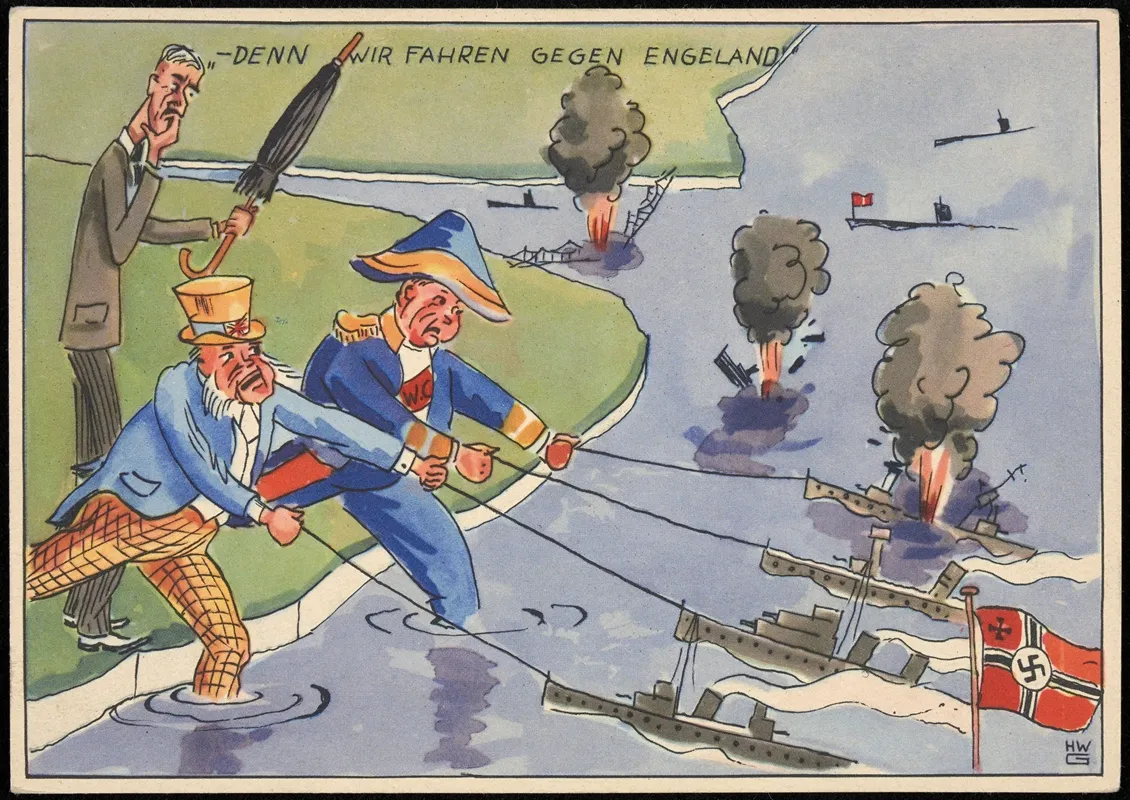 Denn Wir Fahren Gegen Engeland 2 Wall Art by H. W. Gipfer - High-Resolution Digital Print
