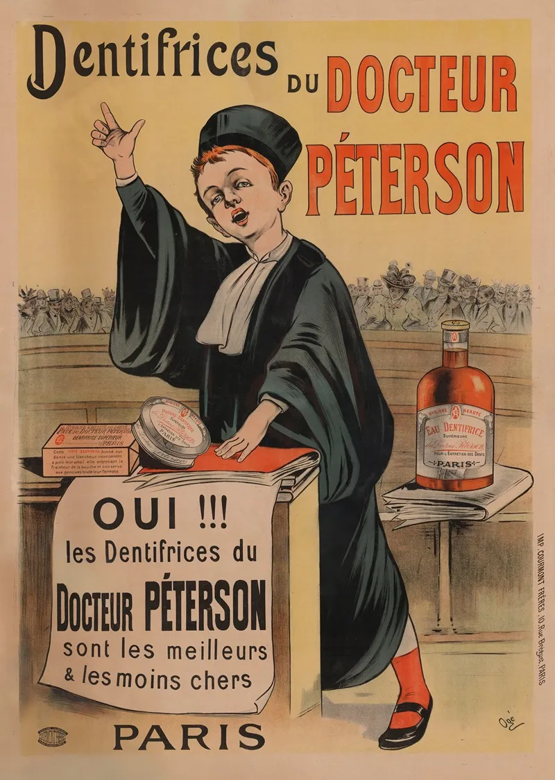 Dentifrices Du Docteur Peterson Wall Art by Eugène Ogé - High-Resolution Digital Print