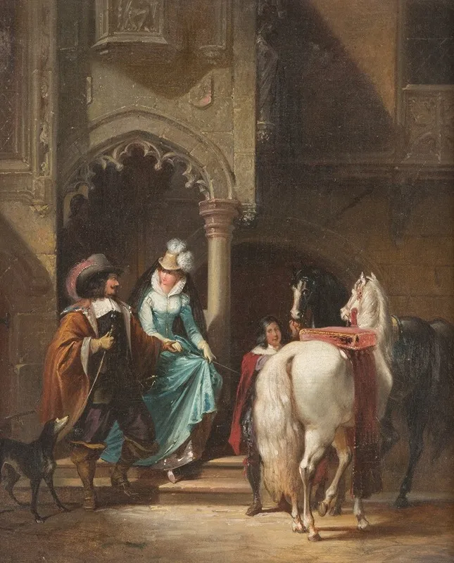 Departing For The Ride Wall Art by Jakob Emanuel Gaisser - High-Resolution Digital Print