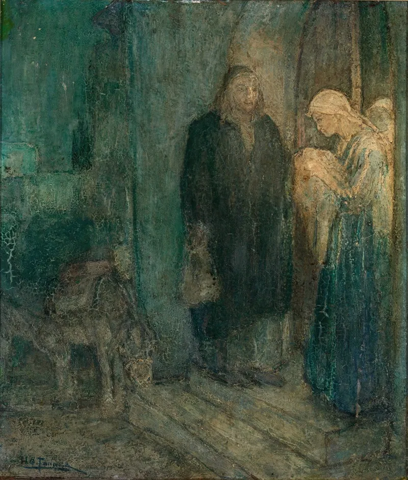 Departure Into Egypt At The Inn