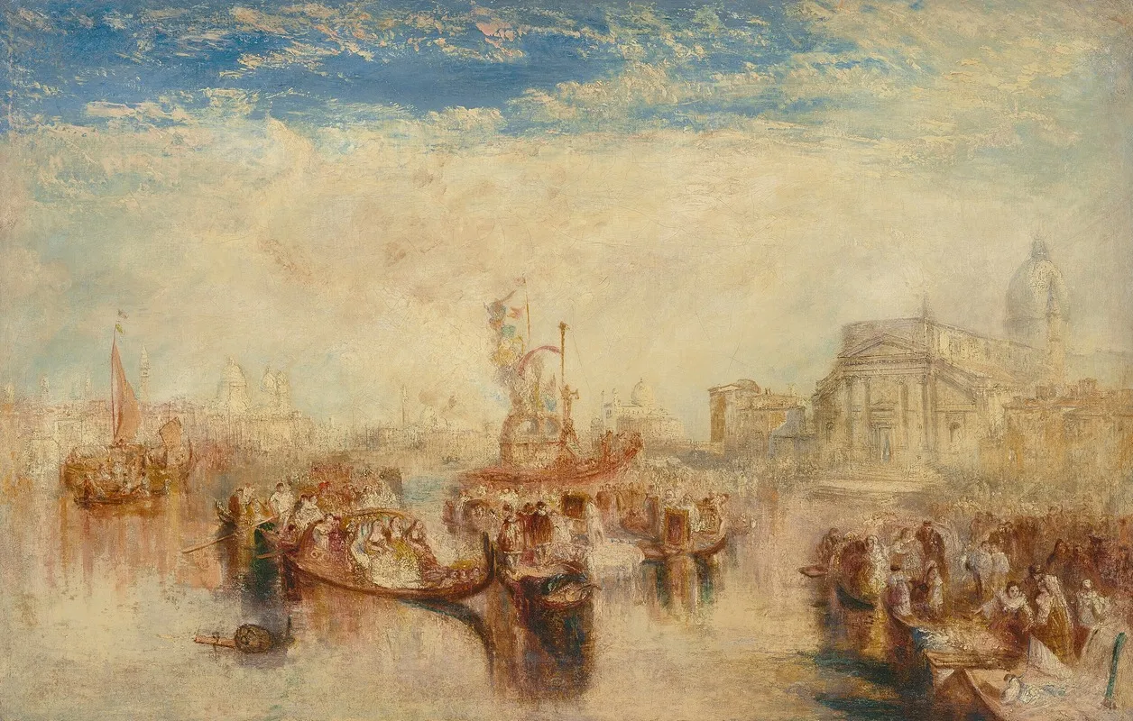 Depositing Of John Bellinis Three Pictures In La Chiesa Redentore Venice Wall Art by Joseph Mallord William Turner - High-Resolution Digital Print