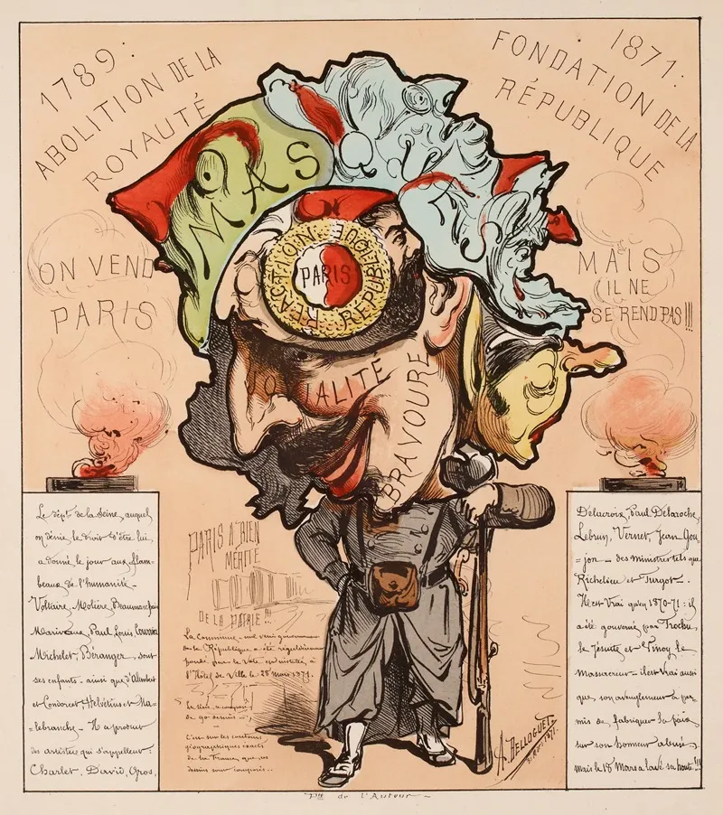 Dept De Seiine Et Oise 2 Wall Art by Achille Belloguet - High-Resolution Digital Print