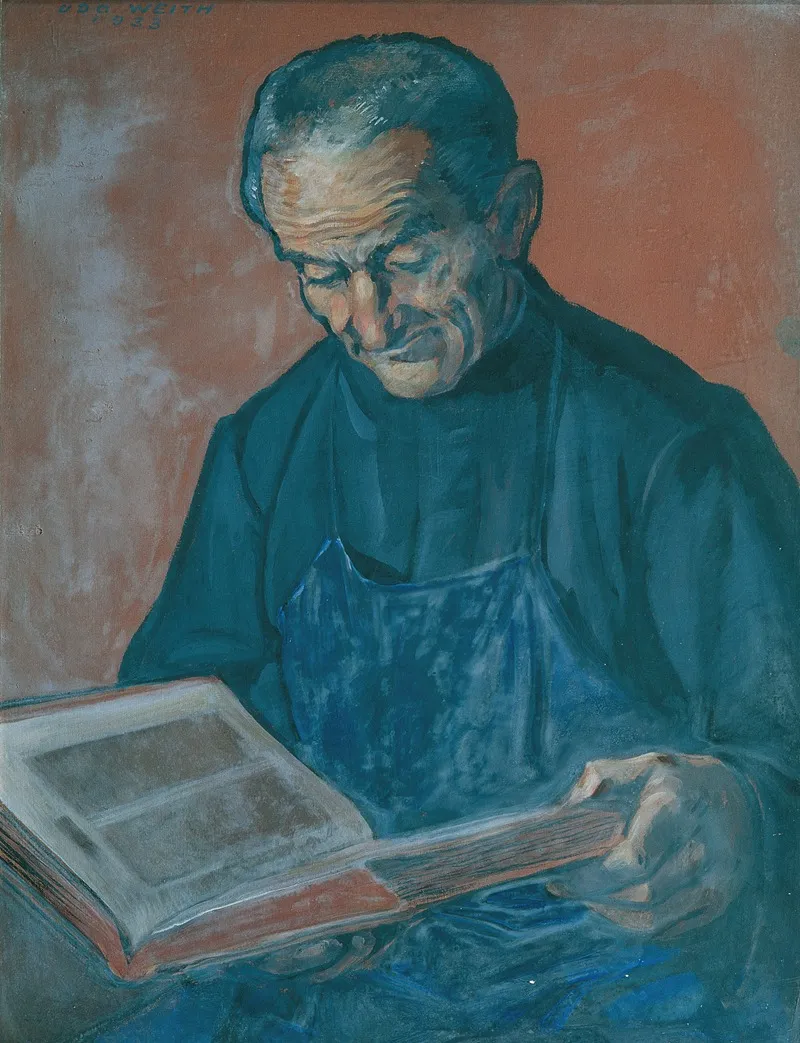 Der Alte Gartner The Old Gardener Wall Art by Udo Weith - High-Resolution Digital Print
