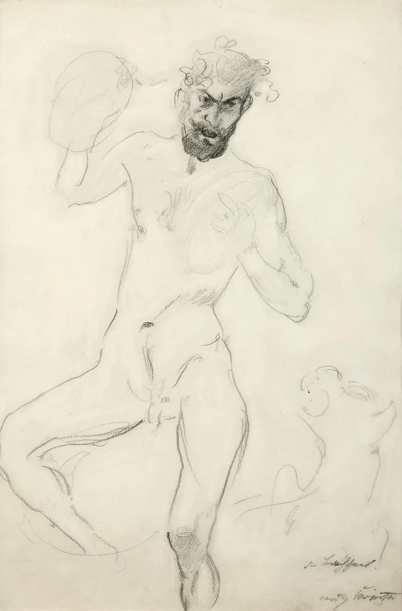 Der Bacchant Wall Art by Lovis Corinth - High-Resolution Digital Print