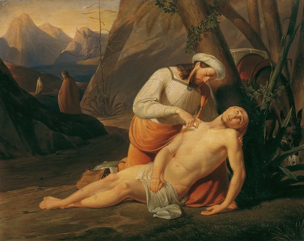 Der Barmherzige Samariter Wall Art by Erasmus Von Engert - High-Resolution Digital Print