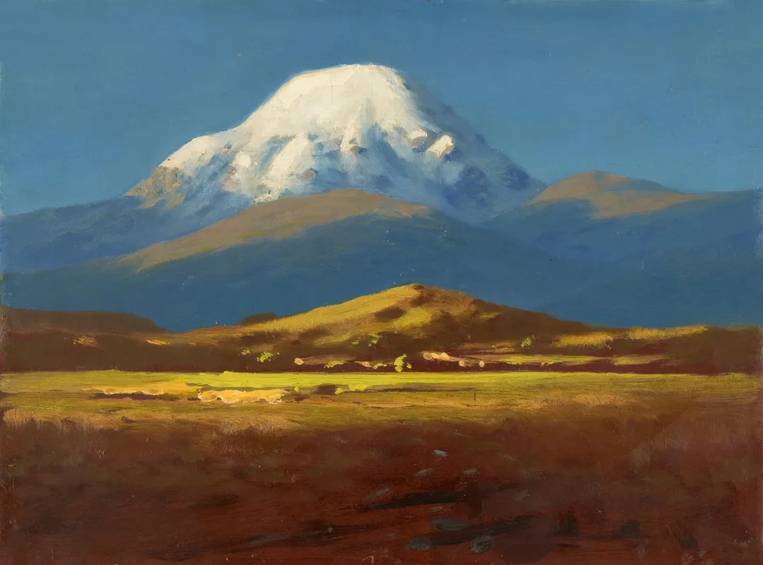 Der Berg Elbrus Im Kaukasus
