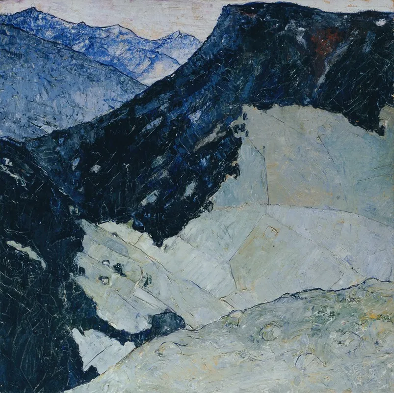 Der Berg Wall Art by Franz Secky - High-Resolution Digital Print