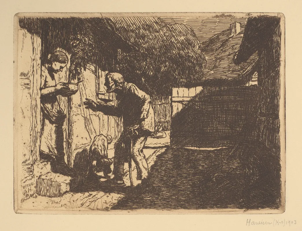 Der Bettler 3 Wall Art by Albert Haueisen - High-Resolution Digital Print