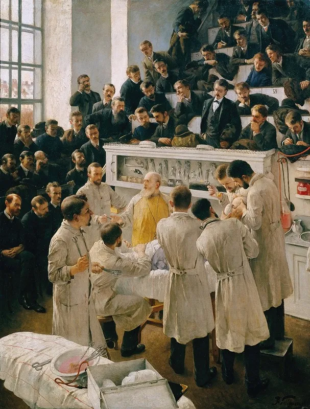 Der Billrothsche Horsaal Im Wiener Allgemeinen Krankenhaus