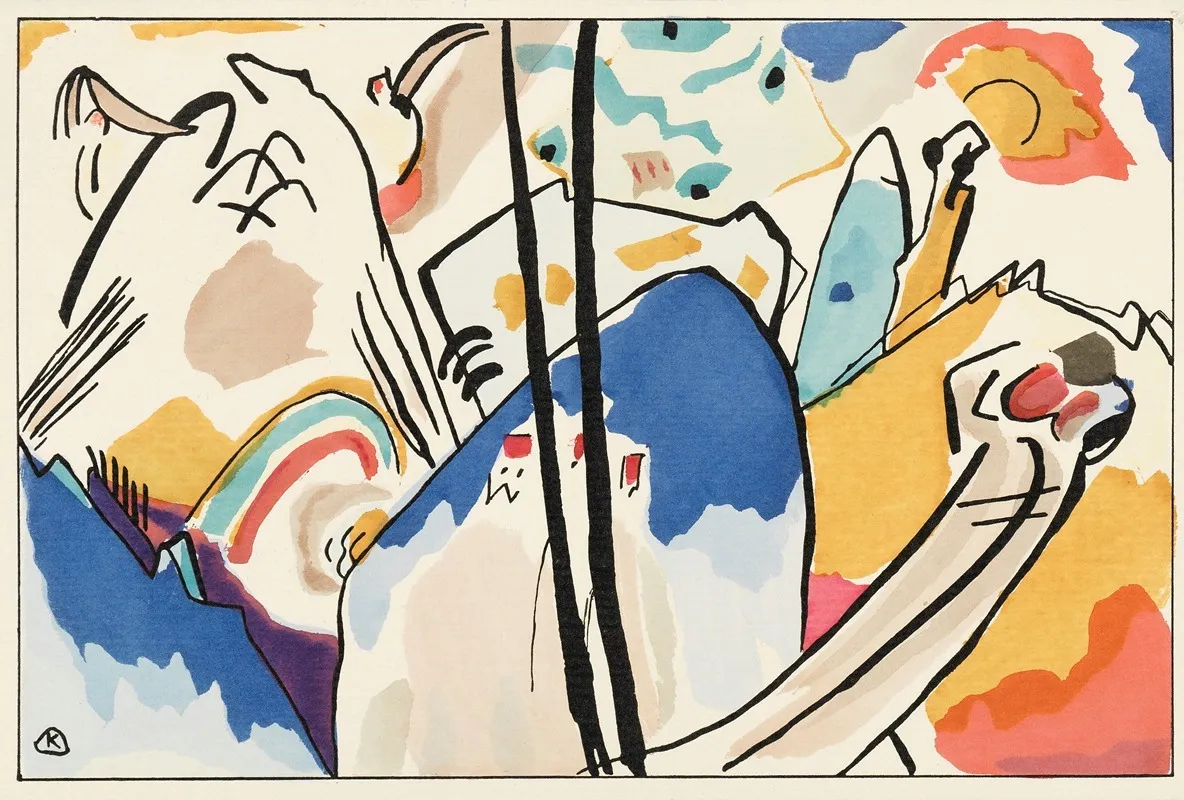 Der Blaue Reiter 3 Wall Art by Wassily Kandinsky - High-Resolution Digital Print