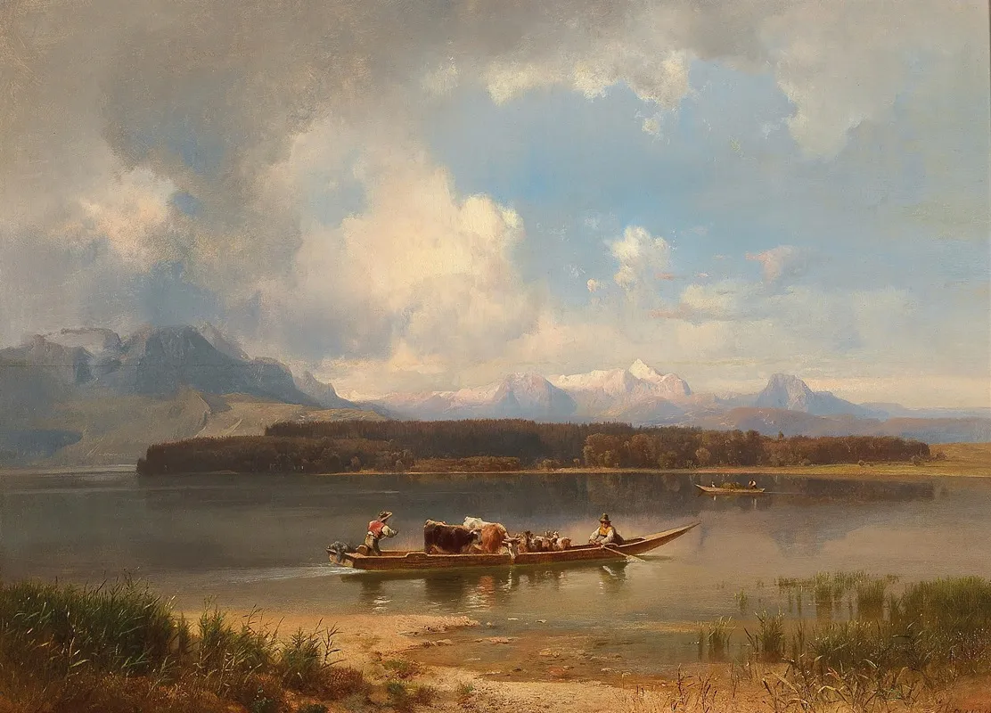 Der Chiemsee Im Herbst