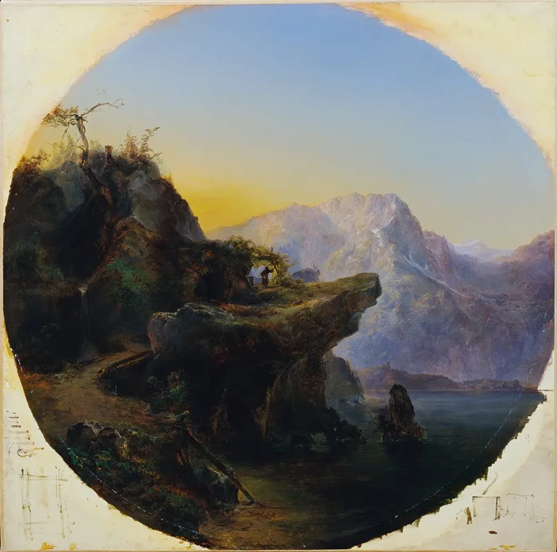 Der Einsiedler Wall Art by Carl Geyling - High-Resolution Digital Print