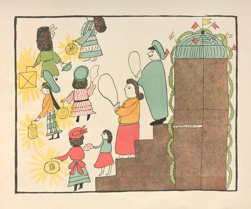 Der Geburtstag Pl 10 Wall Art by Heinrich Scharrelmann (Editor) - High-Resolution Digital Print