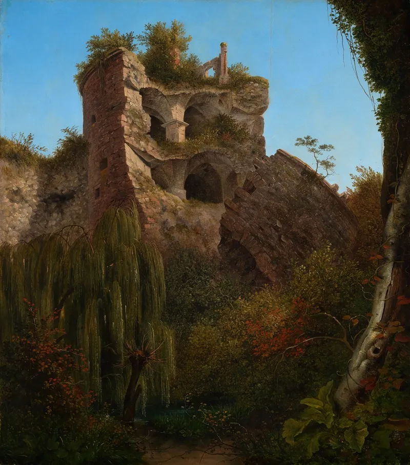Der Gesprengte Turm Des Heidelberger Schlosses Wall Art by Christian Philipp Köster - High-Resolution Digital Print