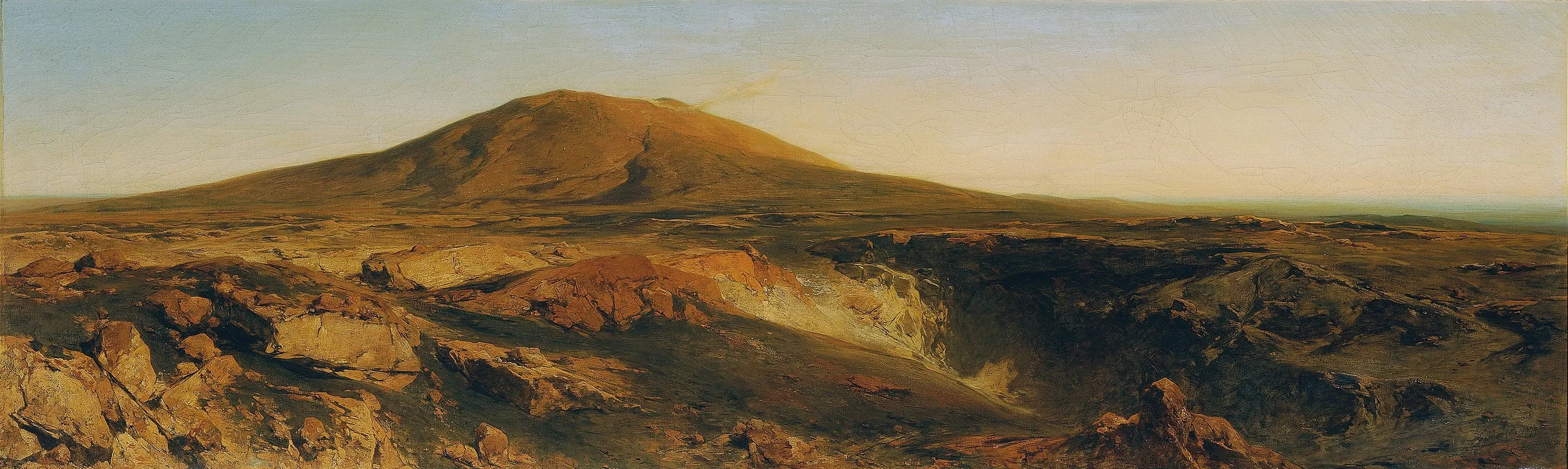 Der Gipfel Des Atna 1878