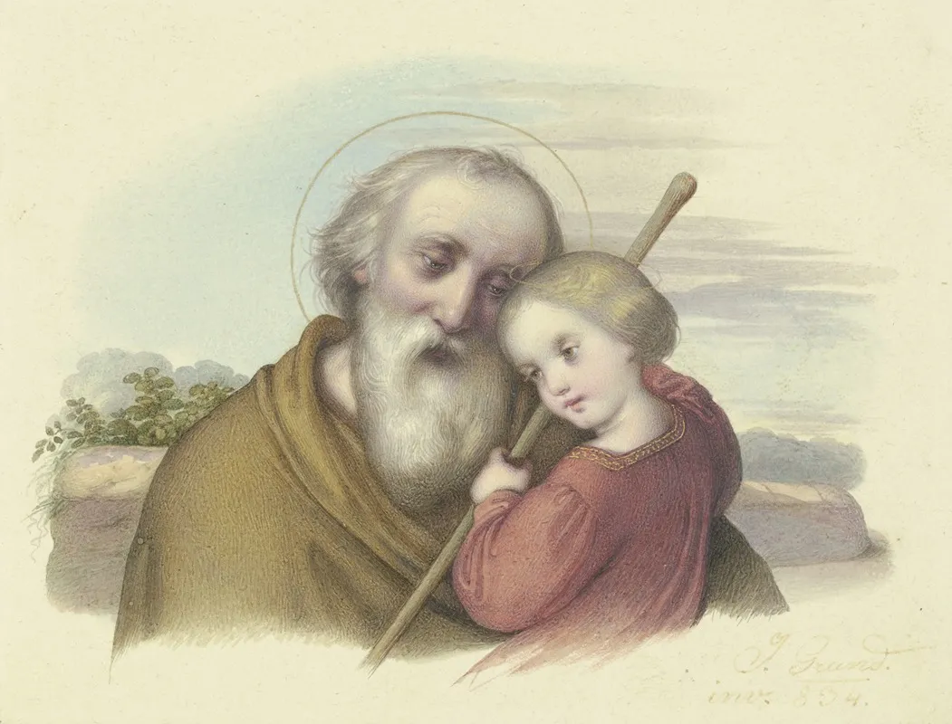 Der Heilige Joseph Mit Dem Jesuskind