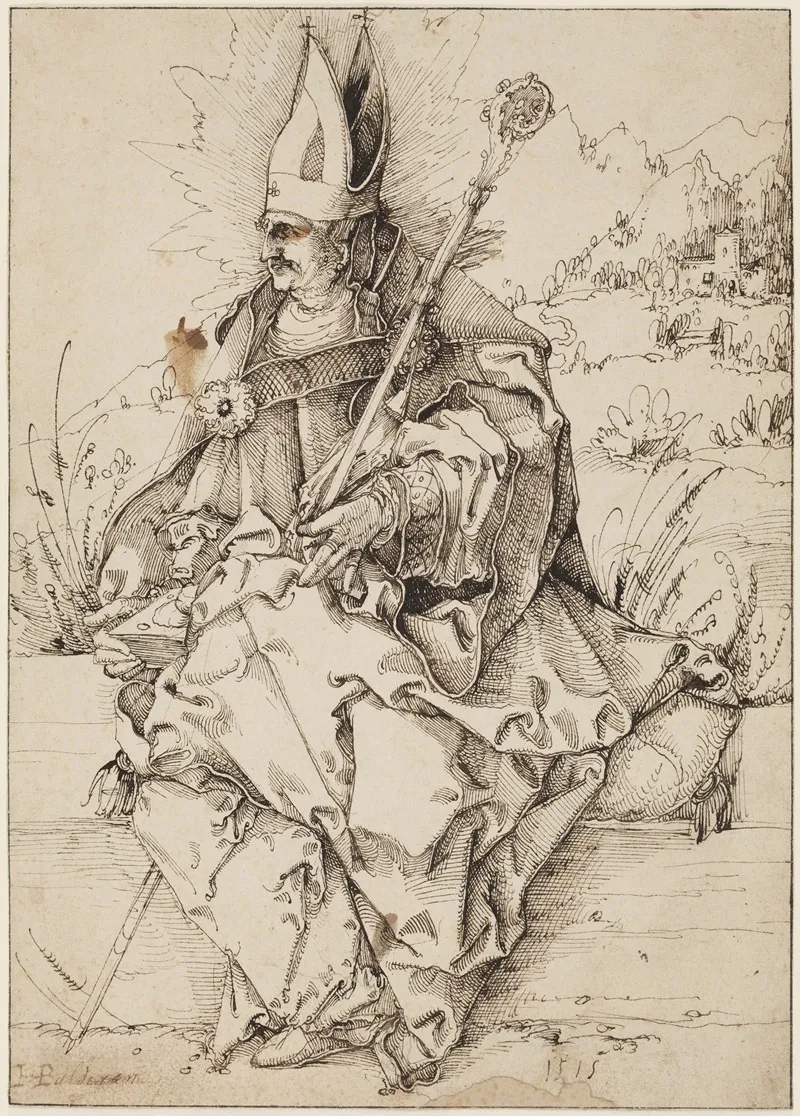 Der Heilige Nikolaus Von Myra Wall Art by Hans Franck - High-Resolution Digital Print