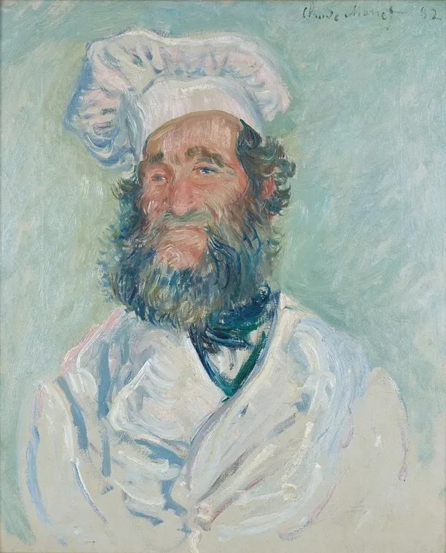Der Koch Le Pere Paul Monsieur Paul Wall Art by Claude Monet - Canvas Print