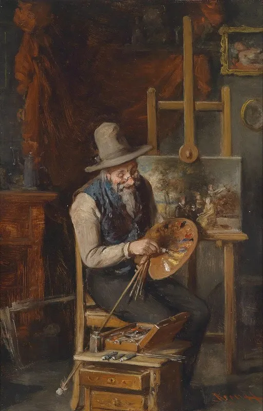 Der Kunstler An Der Staffelei