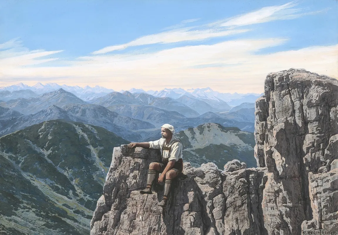 Der Kunstler Auf Dem Plankenstein