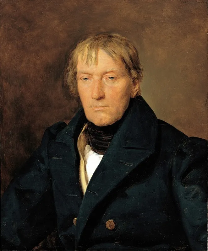 Der Kupferstecher Francois Haury Wall Art by Ferdinand Georg Waldmüller - High-Resolution Digital Print