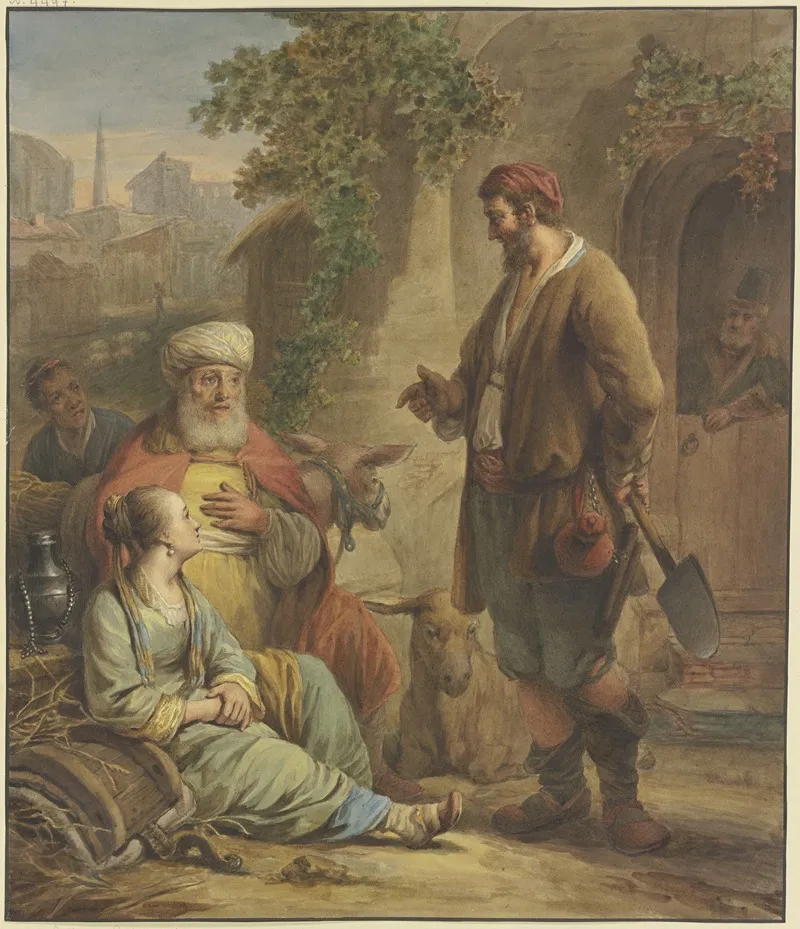Der Levit Und Sein Kebsweib Wall Art by Pieter Recco - High-Resolution Digital Print