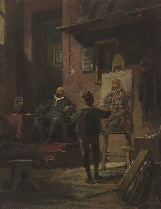 Der Maler 2 Wall Art by Carl Spitzweg - High-Resolution Digital Print