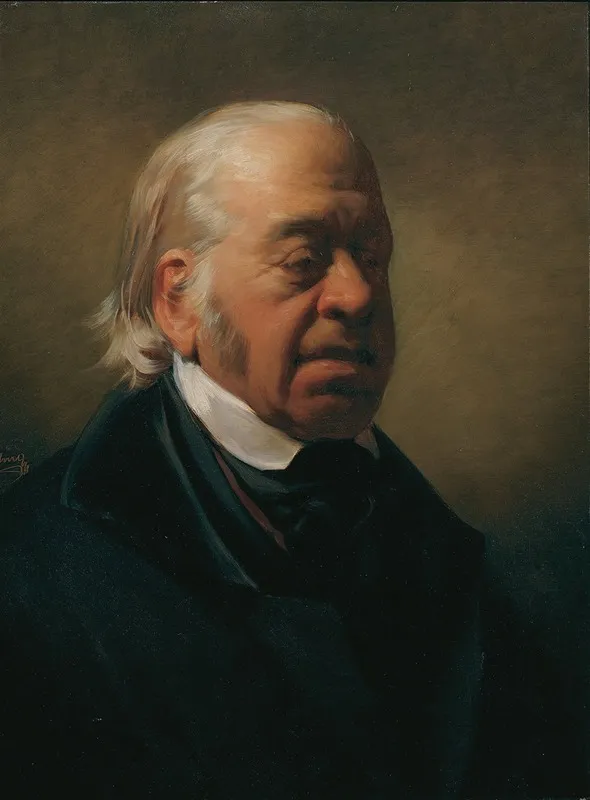 Der Maler Johann Nepomuk Schodlberger Wall Art by Friedrich von Amerling - High-Resolution Digital Print